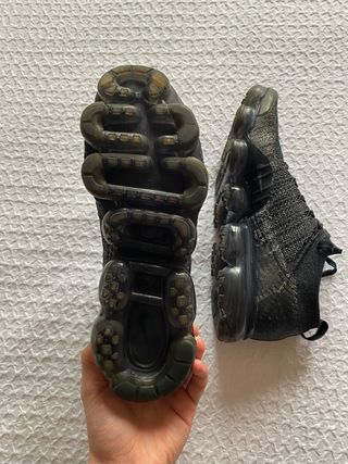 Nike Vapormax Flyknit 2 Negro Gris Oscuro