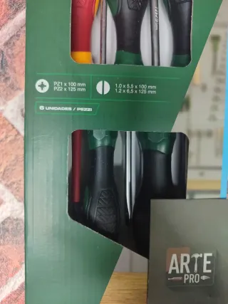 Set 6 Destornilladores Parkside 1000V