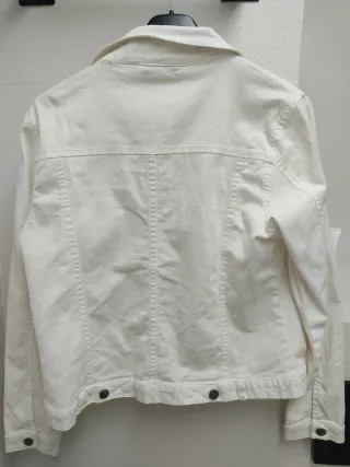 Chaqueta vaquera blanca Talla M