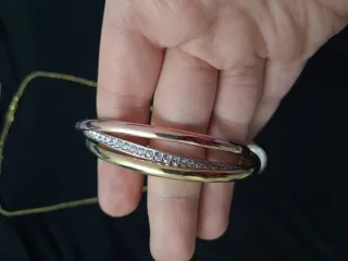 Set Joyas Buckley London bracelet trio y Cadena