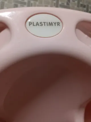 Bañera de bebé rosa