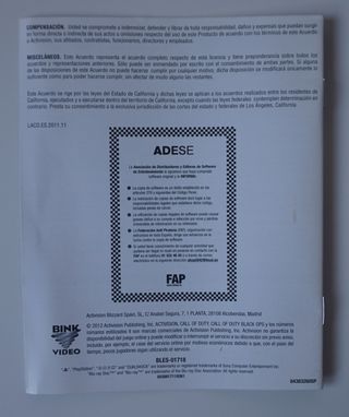 CoD Black Ops 2 (completo) para PS3