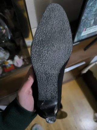 Botas altas de cuero negras