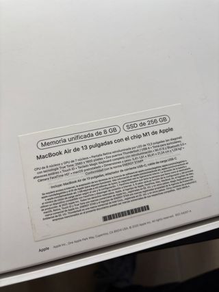 MacBook Air M1 Plata