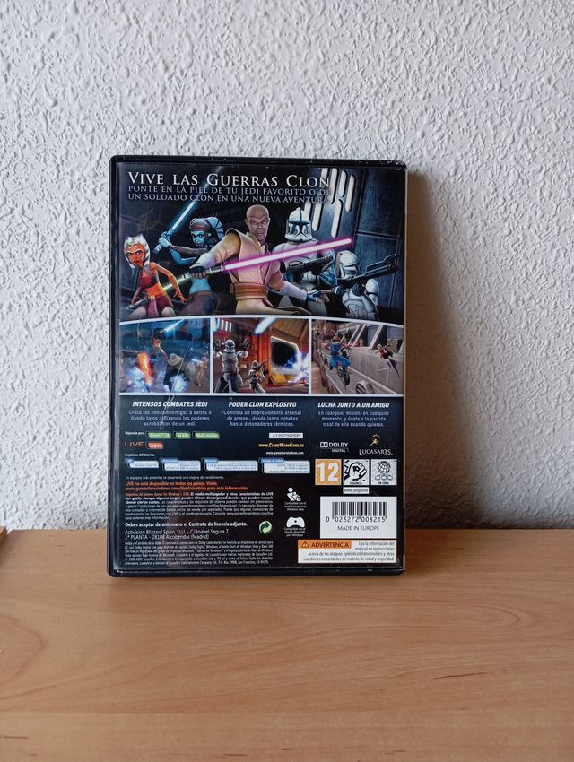 PC STAR WARS THE CLONE WARS VIDEOJUEGO CD GALAXIAS