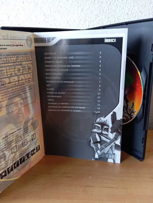 PC STAR WARS THE CLONE WARS VIDEOJUEGO CD GALAXIAS