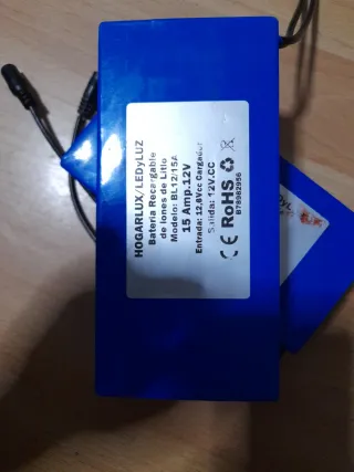 Batería HogarLux 15 Amp 12V
