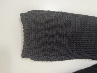 Suéter Zara Negro Semitransparente