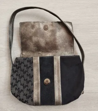 Bolso Misako Negro y Plateado
