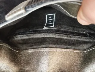 Bolso Misako Negro y Plateado