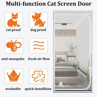 Puerta mosquitera para Gatos, iFCOW Puerta mosquit