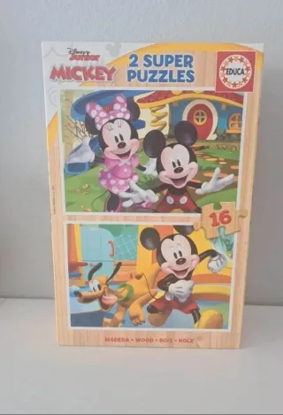 Pack 2 Puzzles Educa Mickey Junior