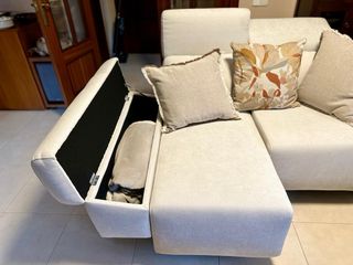 Sofás 2 y 2.5 plazas beige/gris