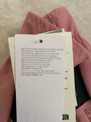 Guantes termicos rosas Decathlon niña