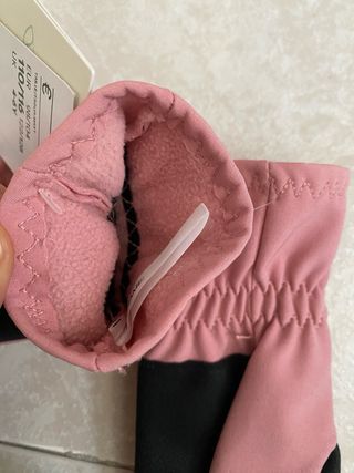 Guantes termicos rosas Decathlon niña
