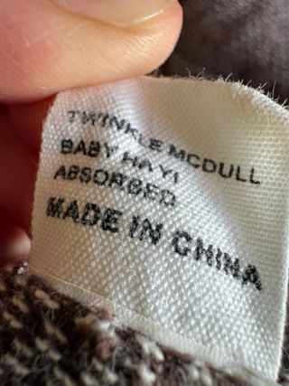 Tuta neonato imbottita marrone