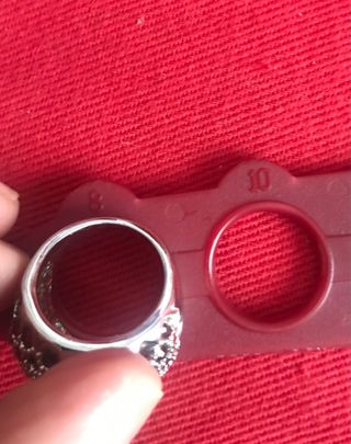 Anillo piedras azules + regalo