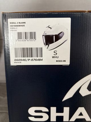Casco Shark Ridill 2 Talla S Blanco
