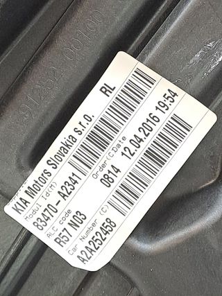 ELEVALUNAS TRASERO IZQUIERDO KIA CEED (2)