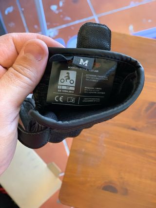 Guantes de moto negros ( mujer )