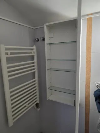 Armario baño colgante blanco brillo Ikea Godmorgon