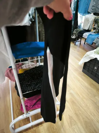 Bershka vestido Manga Larga Negra Talla M