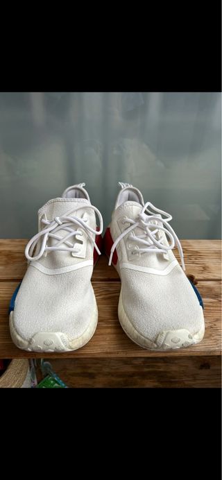 Zapatillas Adidas NMD Blancas con detalles