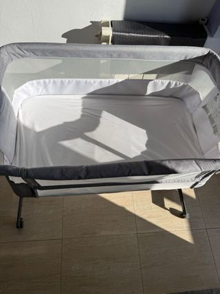 Minicuna Kinderkraft gris