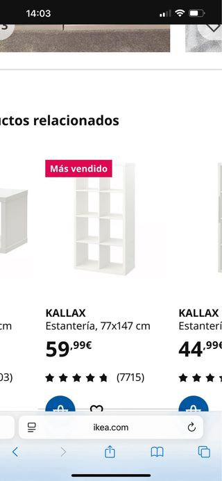 Estantería Kallax IKEA