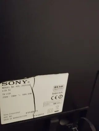 Televisor Sony BRAVIA Negro