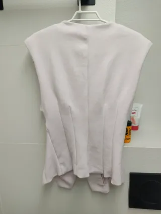 Chaleco elegante rosa pastel