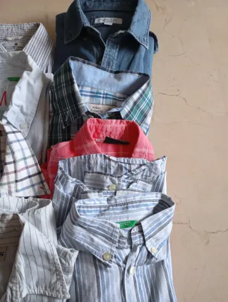 Confezione da 12 camicie a maniche lunghe per bambini