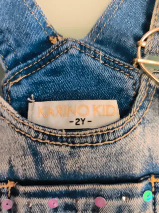 Vestido Peto Vaquero Niña