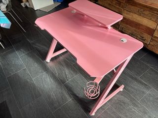 Escritorio rosa gaming