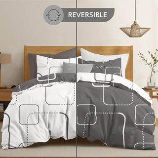 Dreamzie Funda Nordica Cama 150 Diseño Geométrico