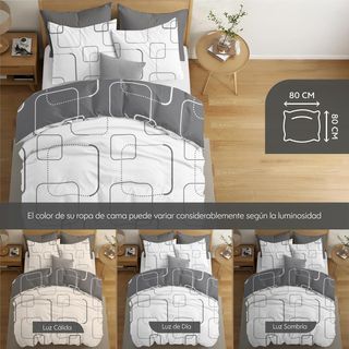 Dreamzie Funda Nordica Cama 150 Diseño Geométrico