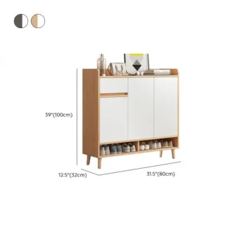 Mueble Zapatero Blanco y Madera, sin estrenar