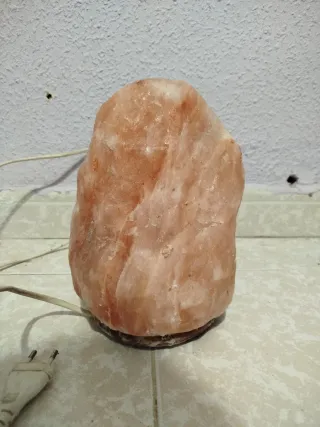 Lámpara de Sal Natural Rosa