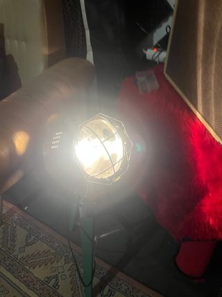 Lámpara Industrial Estilo Cinematográfico