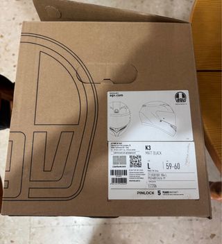 Casco AGV K3 + Visera Azul Original