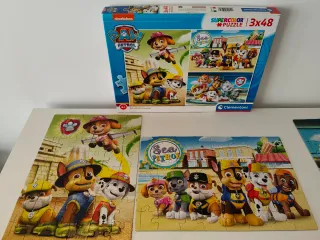 Puzzle Avengers 104 piezas y patrulla canina 3x48