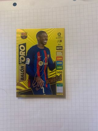 Carta Dembélé Balón de Oro Firmada 22/23