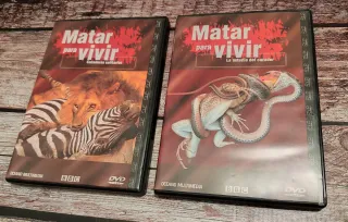 Lote Libros y DVDs Naturaleza y animales