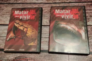 Lote Libros y DVDs Naturaleza y animales