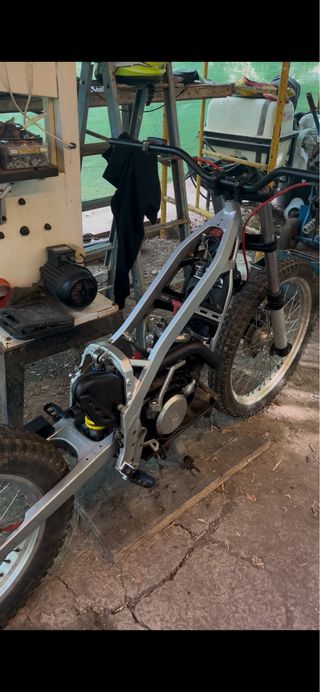 Moto Trial Gas Gas Restaurada