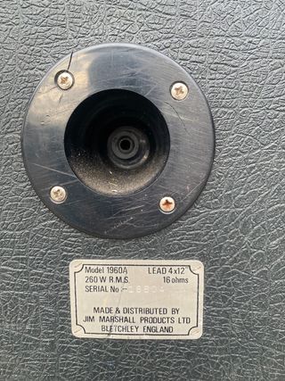 Pantalla marshall jcm 800 lead 1960 A