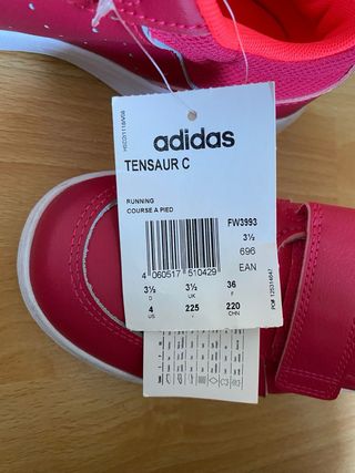 Zapatillas Adidas de Velcro Rosa