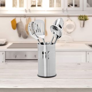 Set di Utensili da Cucina in Acciaio Inox, 5 Pezzi - Relaxdays