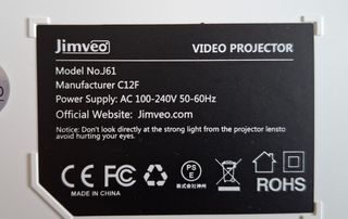 Proyector Jimveo Blanco