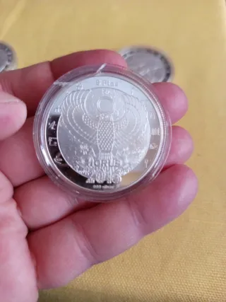 Lote 5 Monedas/Medallas Sáhara 2016